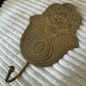 Brass Hamsa Wall Hook